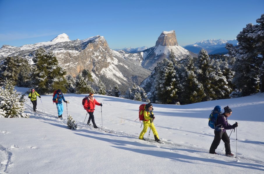 Ski de randonnée nordique dans le Vercors - France