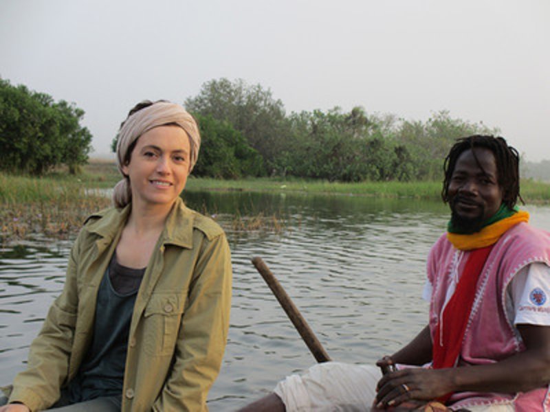 Sophie Jovillard au Burkina Faso pour le magazine "Échappées Belles"