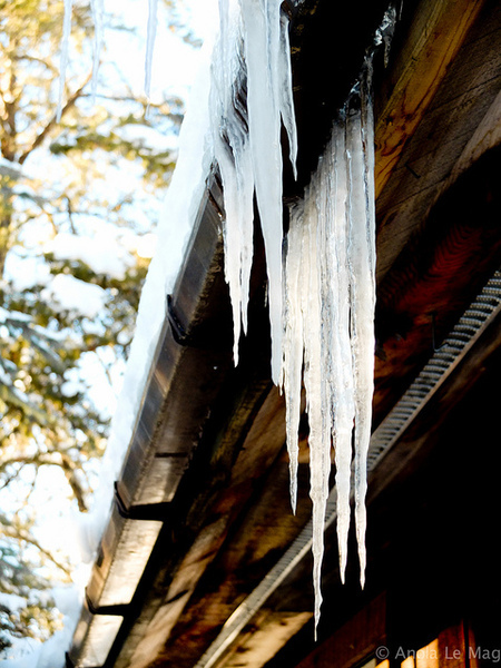 Stalactites - L'hiver au Falcon Trails Resort, Manitoba - Canada