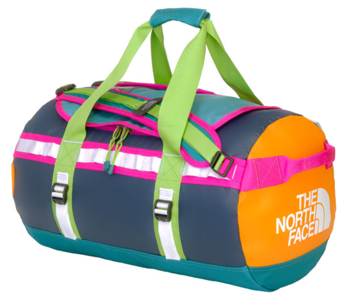The North Face Base Camp Duffel S Storm Blue / Cone Orange