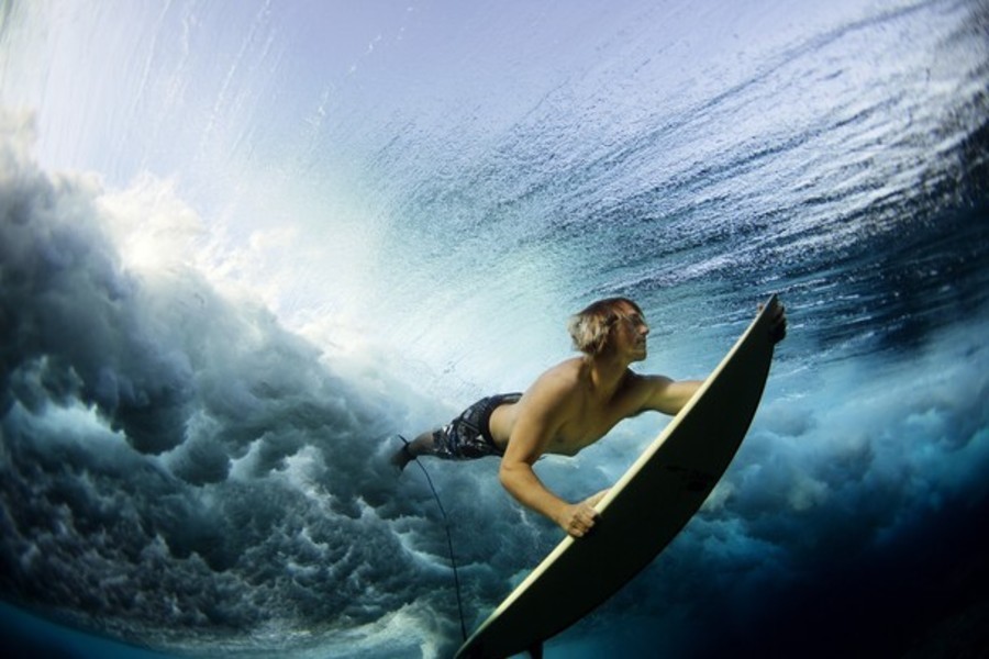 "Underwater Surf", Lucia Griggi, Fiji - National Geographic Traveler - Photo Contest 2012