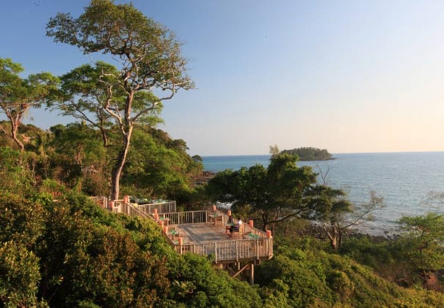 Vue depuis le resto