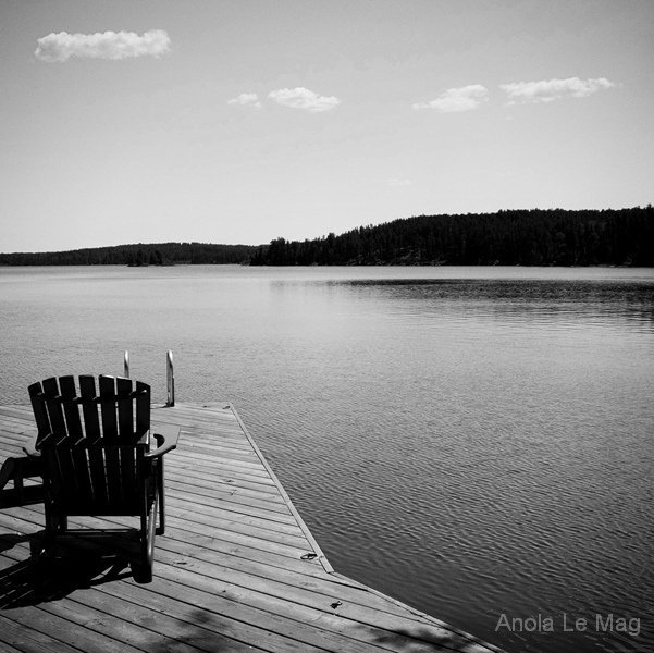 Vue sur High Lake, Falcon Trails Resort, Whiteshell, Manitoba - Canada