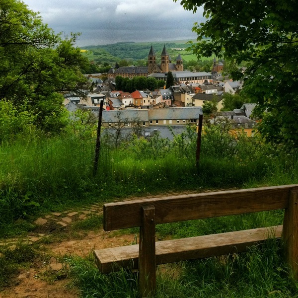 Vue sur les toits et les clochers d'Echternach - Luxembourg