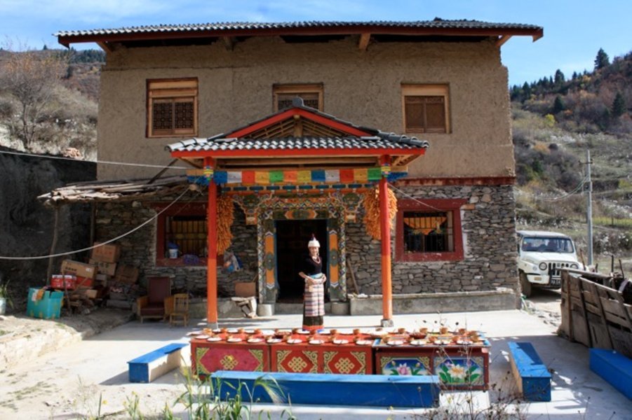 Zhuo Ma's guesthouse, parc national de Jiǔzhàigōu - Sichuan, Chine