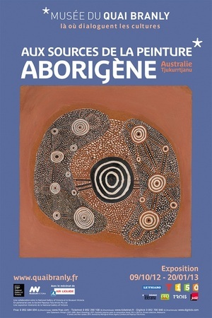Expo "Aux sources de la peinture aborigène", Musée du Quai Branly