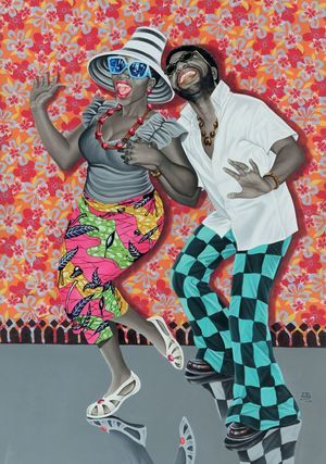 Expo "Beauté-Congo 1926 - 2015 - Congo Kitoko" à la Fondation Cartier, Paris
