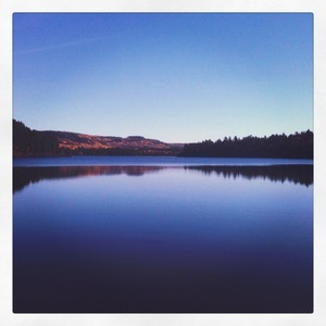 Lac au petit matin