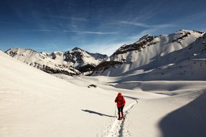 Montée vers le col de Pansier, Parc Naturel Régional du Queyras
