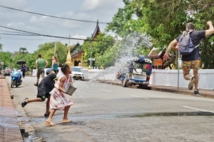 Pi Mai ou le Nouvel An Lao à Luang Prabang - Laos