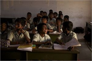 Une classe en Inde - "Sur le chemin de l'école", de Pascal Plisson, sortie en salles le 25 septembre 2013
